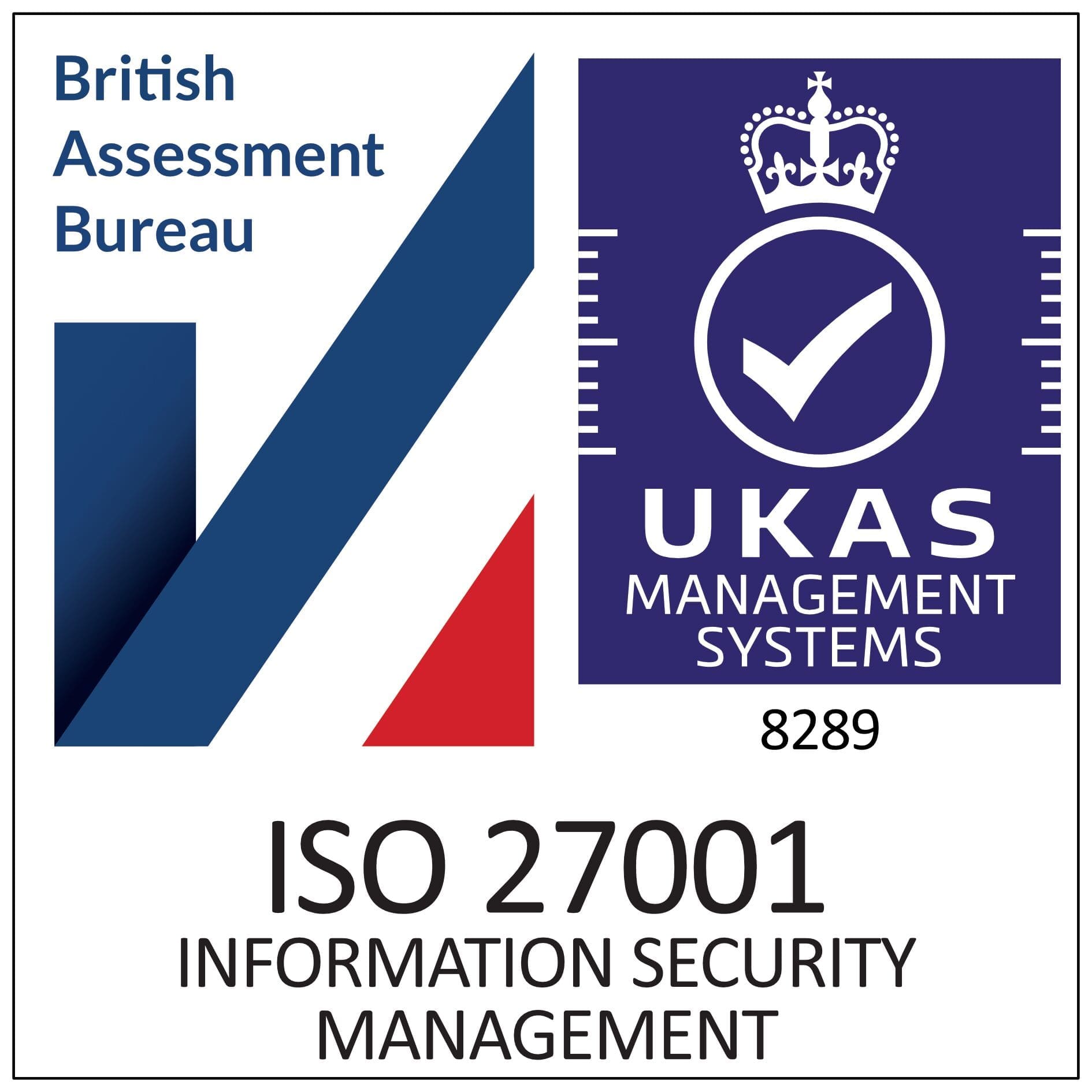 UKAS accredited ISO certification